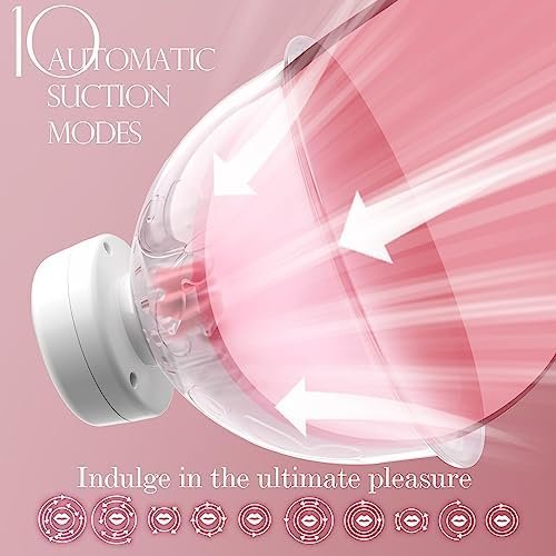 Nipple Toy Vibrator For Women, Nipple Stimulator With 12 Rotating&10 Suction, Lubisey Nipple Sucker Sex Toy With 2 Pairs Of Brushes, Enhanced Size Nipple Massager Sex Toys For Large Breasts - Image 2