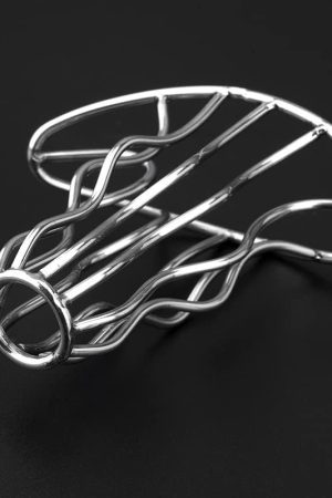 Stainless Steel Anal Butt Plugs Metal Hollow S&M Adult Sex Toys Vaginal Expander Women Men Games Trainer Gifts Pleasure Stimulator Flirting Supplies (Gold,L)
