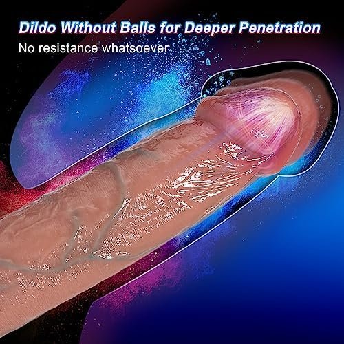 Realistic Dildo Without Balls, Silicone Suction Cup Dildos For Hands-Free Play, Huge Dong 8.66 Inch Big Dildo For Anal Sex, Flexible Adult Sex Toy For Women Couple Or Men Anal Dildo - Image 3