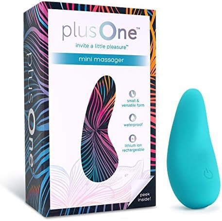 Plusone Mini Vibrator For Women - Made Of Body-Safe Silicone, Fully Waterproof, Usb Rechargeable - Personal Massager With 10 Vibration Settings