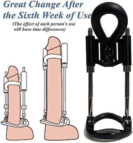 Penis Extender Penis Extension Enlarge Device Penis Enlargement Kit Length & Angle Adjustable Penis Training Device(Black) - Image 2