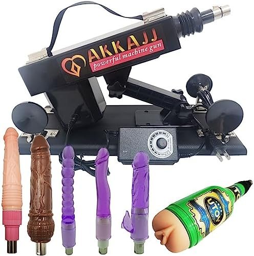 Automatic Telescopic Machine Adjustable Sex Pumping Machine For Singles And Couples For Men Lady Thrust Machine For Women With Attachments Black