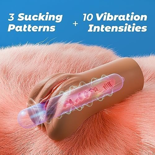 Male Masturbator Sex Toys With 3 Sucking Patterns And 10 Vibration Settings, Pocket Pussies Male Sex Toys For Men Adult Toys, Sex Toy Penis Pump Adult Toy Male Sex Toy Stroker, Adult Sex Toys - Image 2