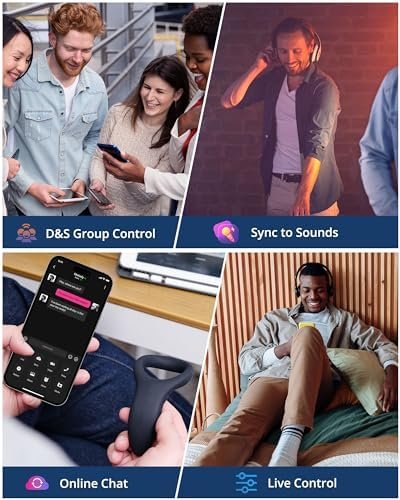 Lovense Diamo Vibrating Penis Ring, Cock Ring For Men, Prostate Massager, Long Distance Bluetooth Remote Reach With Music Sync, Partner & App Control, Male Sex Toys - Image 3