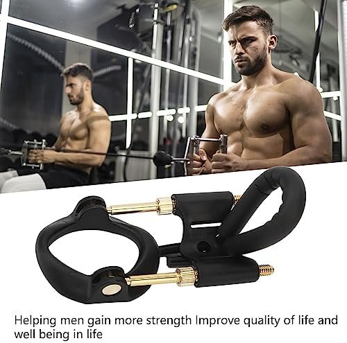 Male Bracket Stretcher, Adjustable Men Support Extender, Effective Stretching Device, Black Gold - Image 3