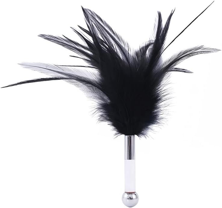 Sex Feather Teasing Stick Sm Flirting Teasing Butt Plug 2-In-1 Tickling Adult Products Sex Toys(Pink) - Image 2
