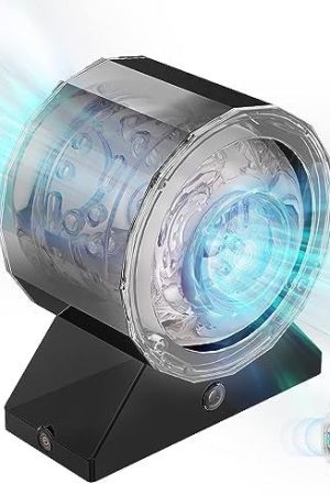 Automatic Male Masturbator Penis Training Vibrator, Rechargeable Male Masturbators With 7 Thrusting & Vibration Modes, Handsfree Open Ended Design Pocket Pussy, Automatic Stroker Adult Sex Toy For Men