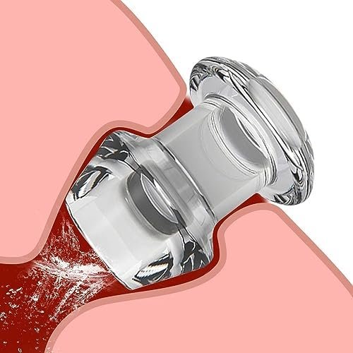 Clear View Hollow Anal Plug Enema Sex Toys Butt Dilator For Men Anal Peeping Anal Washer Douche Women Vaginal Dilator