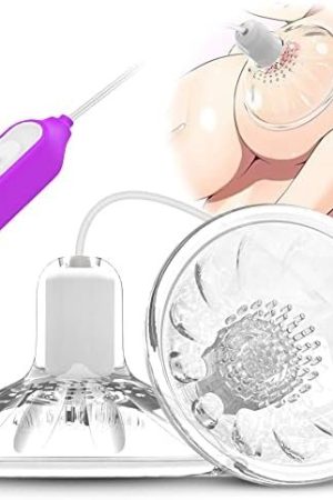 Vibrating Nipple Sucker,Sex Toys Nipple Toy Clamps With 10 Strong Vibrations Suction Vibrator With Detachable Vibrating Egg For Vaginal Simulation Adult Toys For Women Couples Purleโฆ