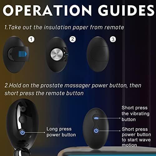 Wave Motion Vibrating Prostate Massager Sex Toy, Anal Sex Toys Vibrator With 10 Wave Motion & 10 Vibration Modes, Remote Controlled Anal Plug Adult Sex Toys For Men, Women And Couples - Image 3