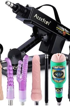 Hismith Adjustable Sex Machine, 3Xlr Connector Love Machine Male And Female Masturbation Thrusting Fucking Machine Pumping Gun With 8 Attachments