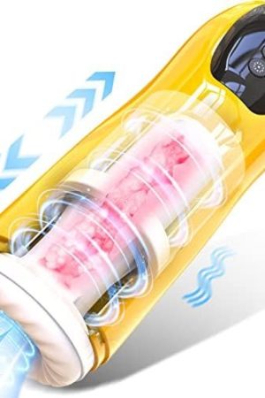 Automatic Male Masturbators Cup, Electric Pocket Pussy Penis Stroker With 7 Thrusting 7 Vibrating, Realistic Textured Male Masturbator Penis Stimulator, Waterproof Adult Male Sex Toys For Men Pleasure