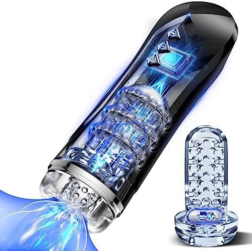 Automatic Male Masterburbater Sex Toys - Male Masturbator With 7 Thrusting & Vibration, Hands Free Blowjob Machine For Penis Stimulation, Male Auto Stroker Realistic Sleeve Sex Machine Sex Toy For Men