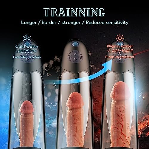 Electric Penis Pump 2In1 Automatic Male Masturbator With 6 Sucking Modes Male Sex Toys - Pumps & Enlargers, Dick Vacuum Pump For Penis Longer Bigger Harder Adult Toy For Men Sex Pleasure - Image 3