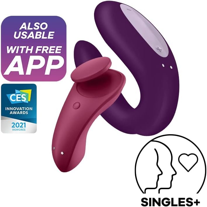 Satisfyer Partner Box 1 - Includes Double Joy Couple'S Vibrator And Sexy Secret Panty Vibrator - G-Spot And Clitoris Stimulation, Compatible With Free Satisfyer App, Waterproof, Rechargeable - Image 2