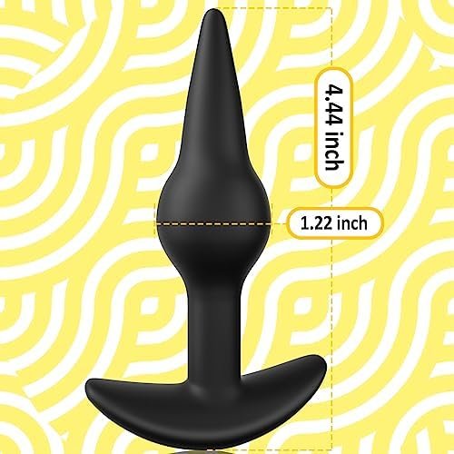 Butt Plug Silicone Gradual Anal Bead Plug For Comfortable Long-Term Wear Prostate Massager Sex Toy With Narrow Flared Base & Thin Neck For Women Men Tjijp - Image 2