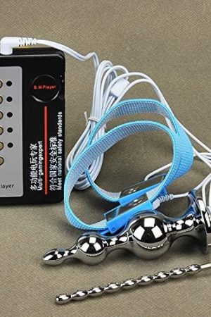 Anal Butt Plug Electric Shock Metal Bdsm Thread Inserting Toys Anal Butt Plug Electro Power Box Massager Toys For Beginners And Advanced Users