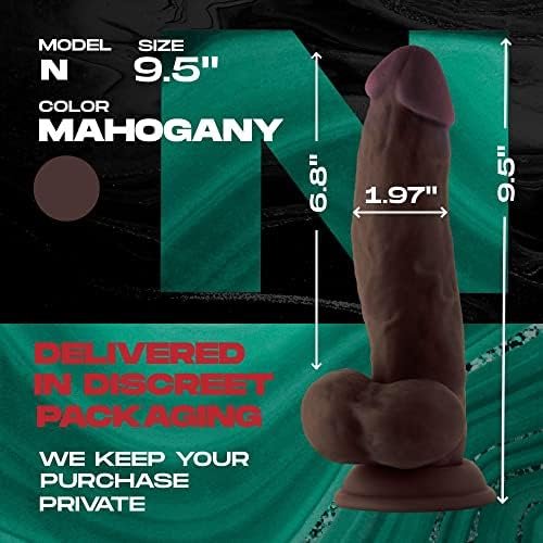 Shaft Model N Anatomical Side Curve Flexiskin Double Layered Realistic Extremely Soft Dildo With Balls Liquid Silicone Dildo Penis Replica Hands Free Strap On Dildo Sex Toy For Lesbian Gay And Couple - Image 3
