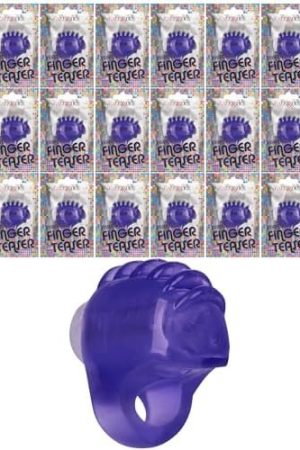 Calexotics Foil Pack Vibrating Finger Teaser (Prepack Of 24) Purple