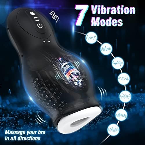 Automatic Male Masturbator Sucking Toy,Kuuval Penis Pumps With 7 Sucking & 7 Vibrations For Men Enlargement,Blowjob Machine Stroker For Hands Free,Adult Sex Toy Rechargeable - Image 3