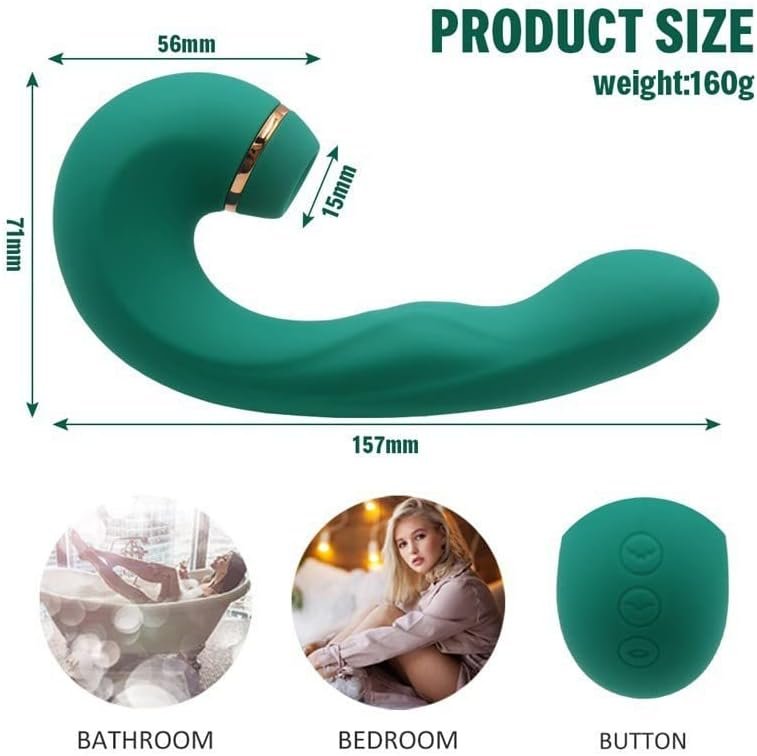 Female Masturbator 3 In 1 Clit Sucker Dildo G-Spot Vibrator Sucking Vibrators For Women Clitoral Stimulator Sex Toys - Image 2
