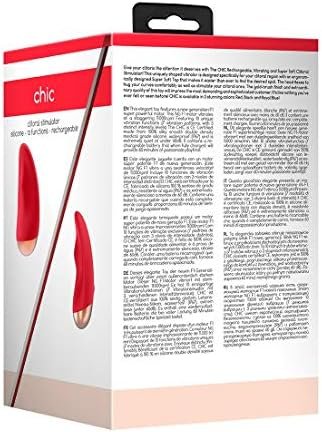 Shots Toys Elegance Clitoral Stimulator Chic, Red - Image 3