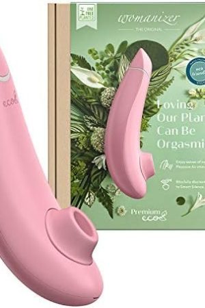 Womanizer Premium Eco Clitoral Sucking Toy 12 Intensity Level Clitoris Suction Massager Clit Sucking Vibrator Sex Toy For Women, Rose