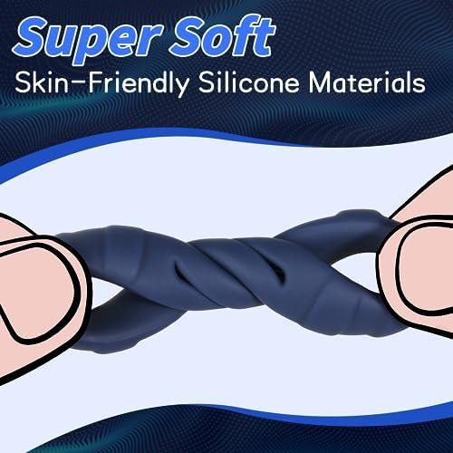 Vibrating Penis Sleeve, Mkpjoy Ultra-Soft Penis Extender With 10 Vibrations For Prolonged Erection, Realistic Silicone Pennis Enlarger Dildo Adult Toys For Men Couple - Image 3