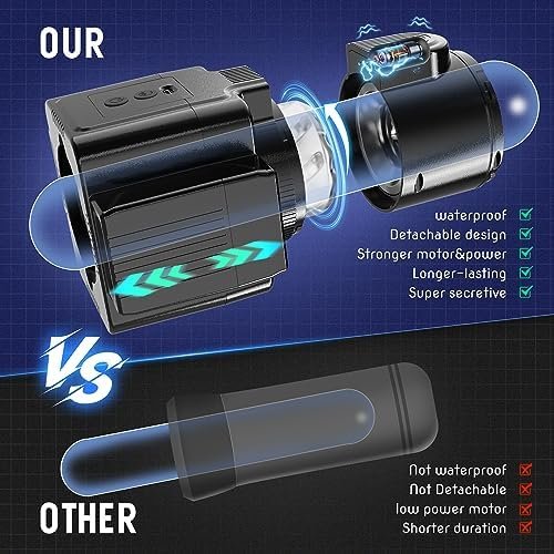 Sex Toys For Men Male Masturbator - Mr.Camera Male Sex Toy Adult Toys With 7 Thrusting & Rotating & Vibrating Modes, Pocket Pussy For Men Detachable Adult Toy Male Vibrator Stroker With 3D Sleeve - Image 3