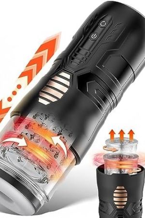 Automatic Male Masturbator, Male Sex Toy Adult Toys Pocket Pussy, Rechargerable Hands Free Male Stroker Masturbators With 7 Thrusting & Rotating Modes, Male Sex Toys For Men
