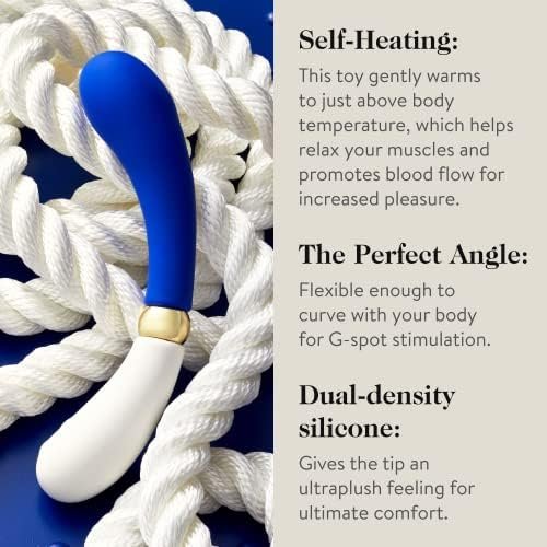 Goop Wellness G-Spot Vibrator | Self-Heating Vibrator To Relax Muscles & Promote Blood Flow | 10 Vibrating Patterns | Waterproof Vibrator | Clitoral & G Spot Stimulator | Phthalate, Latex, & Bpa Free - Image 2