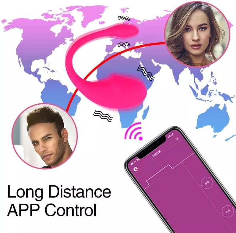 App Control Remote Control G Spot Vibrator, Wearable Style Vibrator, Usb Rechargeable Toy, Long Distance App Control Range Adult Sex Toy - Couples Games, Purple, 1.0 Count - Image 2