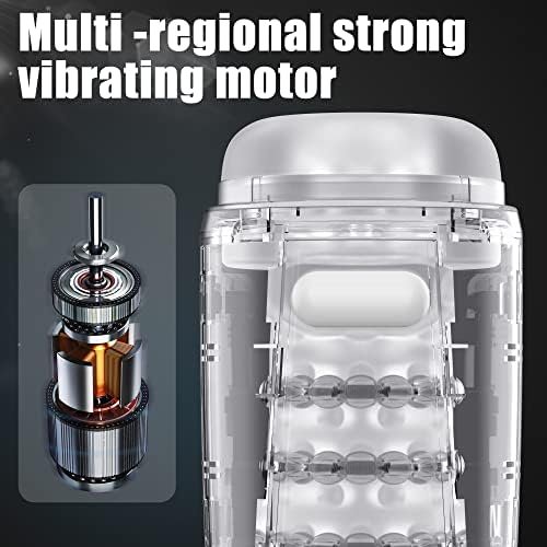 Automatic Male Masturbator - Upgraded 7 Thrusting & 7 Vibration Sex Toy With 3D Realistic Textured, Hands Free Male Stroker Mens Ipx7 Waterproof Adult Sex Toys & Games - Image 3