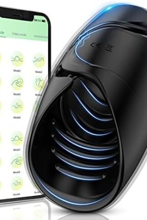 Male Masturbator Penis Training Vibrator With App Control, Adult Sex Toys Masturbation Sex Massager With 9 Modes For Men Prolong Endurance, Cock Ring Stimulators For Couples Pleasure
