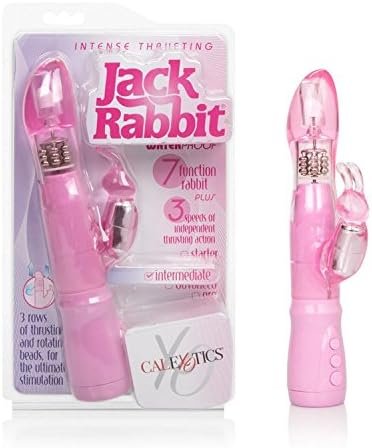 California Exotic Novelties Intense Thrusting Jack Rabbit Vibrator, Purple - Image 2