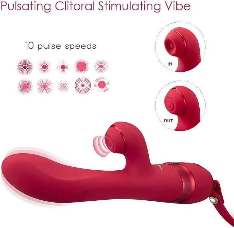 Rabbit Vibrator For Women, Bdsm Detachable Whip 10-Frequency Vibration Mode With Clitoris Stimulator Adult Sex Toys For Female Couples - Image 3