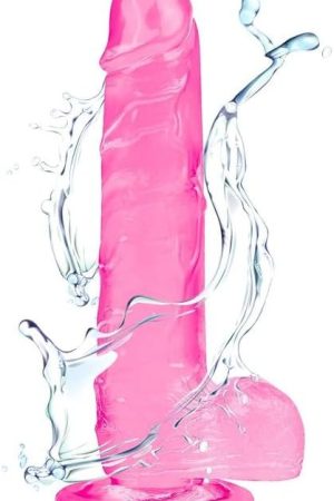 Dildo, Sexy Toys For Women, Pink Dildo, 8.5 Inch Realistic Big Thick Silicone Large Dildo With Suction Cup For Hands-Free Play Anal Sex Toys For Women Adult Couple Femal, Pink