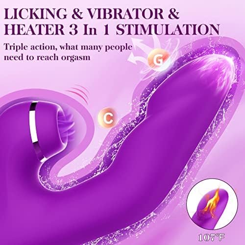 Adult Toys Rabbit Vibrator Dildo - Sex Toys For Women Vibrators Finger-Like G Spot Vibrator With Sucking Heated Vibrator, Massager For Women Toys For Women'S Sex Adult Sex Toys & Games - Image 3