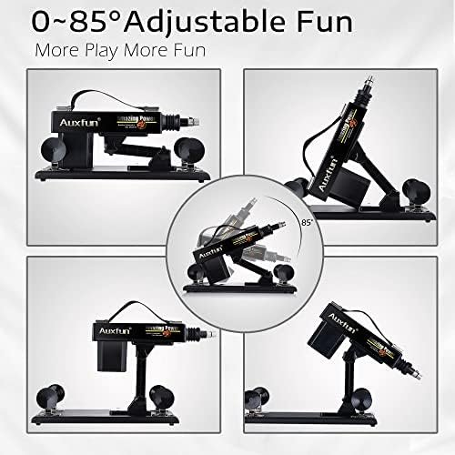 Auxfun Sex Love Machine Adult Toy, Thrusting Fucking Device With Realistic Dildo For Man And Women, 3Xlr Connector Automatic Machines With 7 Attachments For Beginners And Couples - Image 2