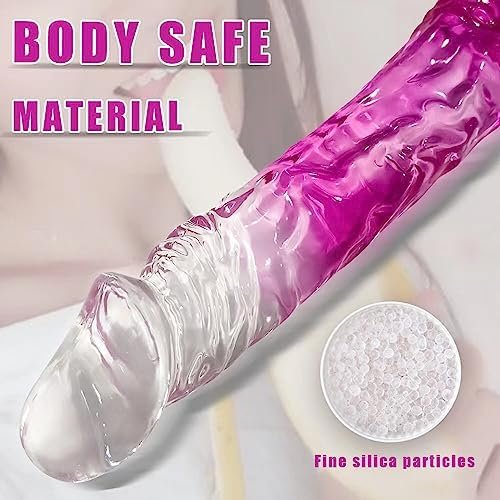 Dildobed Secret G Spot Adult Fun Toy, Female Adult Sexual Toy, 7.8 Inch Soft Jelly Dildo, Beginner And Male Anal Plug Sensory Toy Pseudopenis - Image 2