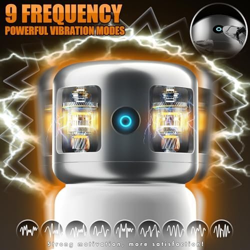 Ulovime Detachable Diy Male Masturbator Sex Toys,Adult Masturbators Penis Pump Pocket Pussy Stroker With 9 Vibrating,Soft Stretchy Male Masturbators Toys With 2 3D Channels For Men Sexy Pleasure - Image 3