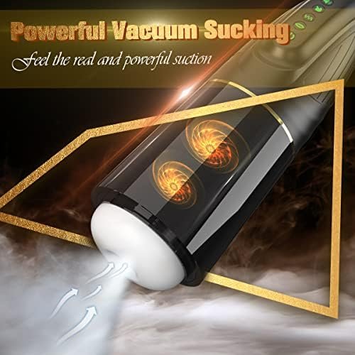 Sucking Male Masturbators With Double Vibrating Eggs, Automatic Blowjob Machine Pocket Pussy Stroker With 3 Suction & 10 Vibrating Modes, Hands Free Male Oral Sex Toys For Men Masturbation - Image 2