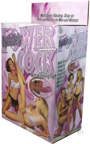 Nasstoys Lavender Crystal Jelly Power Harness Strap-On