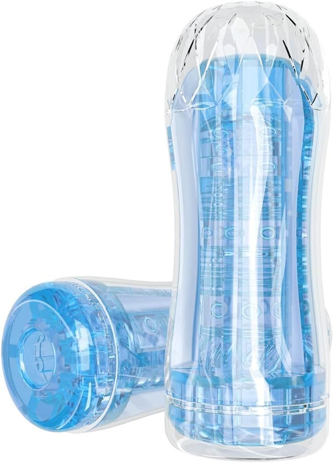 Sex Toys For Men Manual Sucking Extrusion Male Masturbators, Portable Pocket Pussy Stroker With Vagina Textured Blowjob Sex Toy Glans Training Tool Penis Trainer Massager Male Tpe Masturbation Sleeve