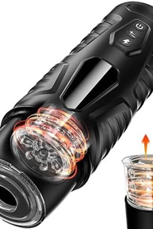 Automatic Male Masturbators Sex Toys For Men, Male Masturbator Cup With 7 Thrusting Rotation Modes For Penis Stimulation, 3D Realistic Textured Electric Pocket Pussy Adult Toys For Men Masturbation