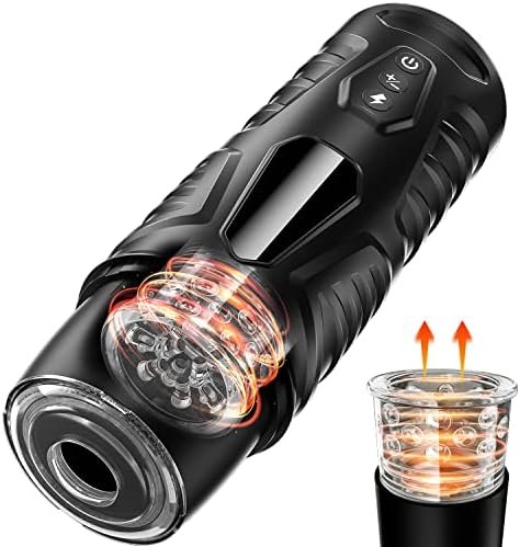 Automatic Male Masturbators Sex Toys For Men, Male Masturbator Cup With 7 Thrusting Rotation Modes For Penis Stimulation, 3D Realistic Textured Electric Pocket Pussy Adult Toys For Men Masturbation