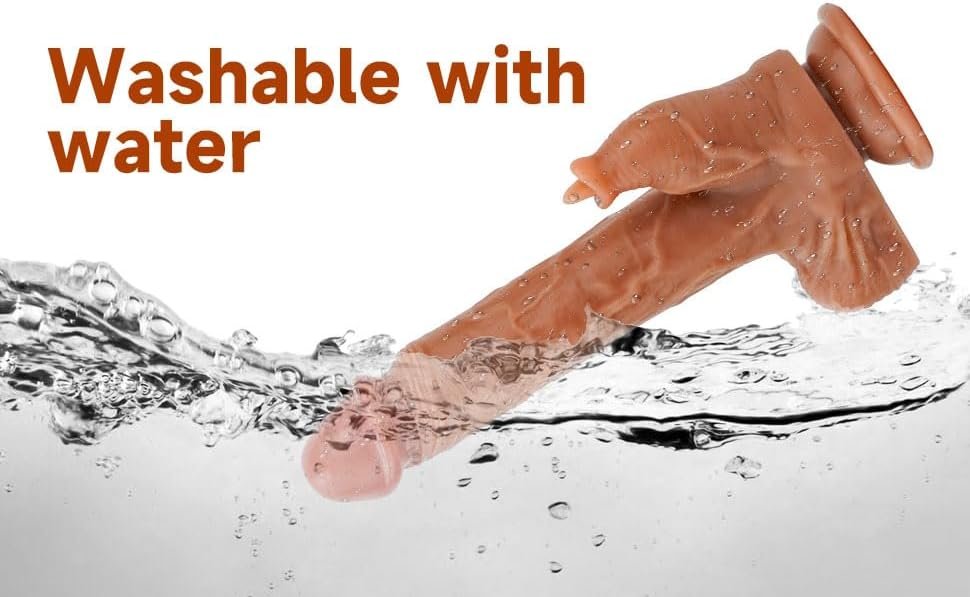 Female Thrust Dildo Sex Toys, Ygojke Fully Automatic 5-In-1 Wireless Remote Control Simulated Heated Dildo Clitoral Stimulator With 9 Vibration Modes And 3 Thrust Power Suction Cups. (Approx. 21.5 Cm - Image 2