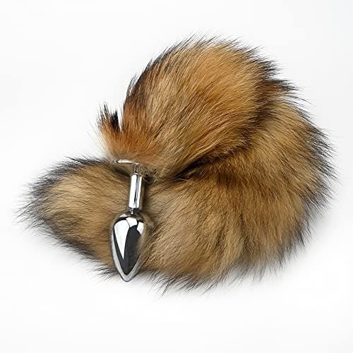 Fst Wild Fox Tail With Stainless Steel Anal Plug, Anal Tail Sex Toys, Butt Plug Anal Stimulator For Women Cospaly - Image 3