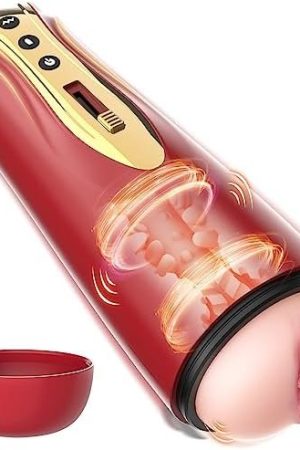 Male Masturbator Sex Toys For Men, Automatic Male Sex Toy 7 Vibrating & 4 Licking Modes Masturbators Cup,3D Realistic Textured Pocket Pussy Mens Sex Machine Electric Penis Pump Adult Sex Toys & Games