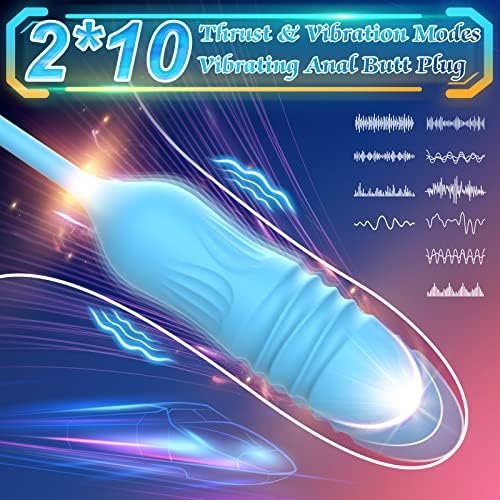G-Spot Dildo Vibrator Sex Toys - Clit Tits Vibrator Rose Sex Stimulator With Thrusting Dildo Anal Plug Massager, 10 Thrusting, Vibrating & Licking Modes, Adult Sex Toys For Womens Mens Sex Pleasure - Image 3